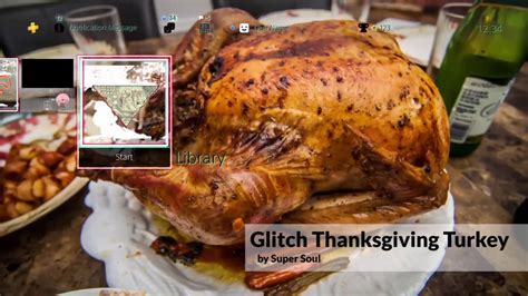 Glitch Thanksgiving Turkey Dynamic Ps4 Theme Youtube