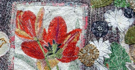 ‘small Worlds Recycled Textile Art By Anne Kelly