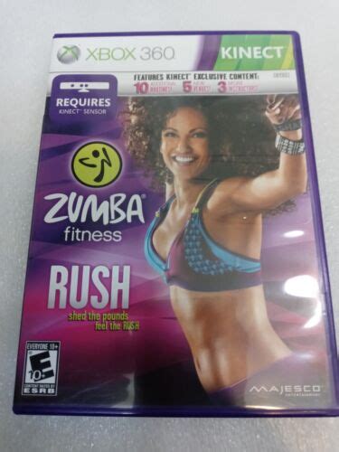 Zumba Fitness Rush Xbox 360 Video Game COMPLETE CIB 96427017578 EBay