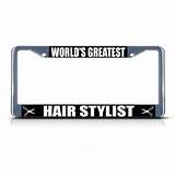 Hair Stylist License Plate