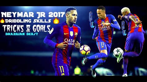 Neymar Jr 2017 Magical Dribbling Skillstricks And Goals Hd Youtube
