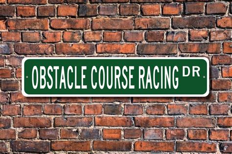 Obstacle Course Racing Obstacle Course Racing Sign Obstacle Etsy