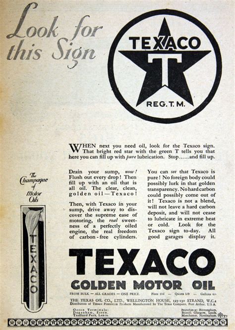 Texas Oil Co Graces Guide