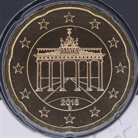 Germany 20 Cent Coin 2018 D Euro Coinstv The Online Eurocoins