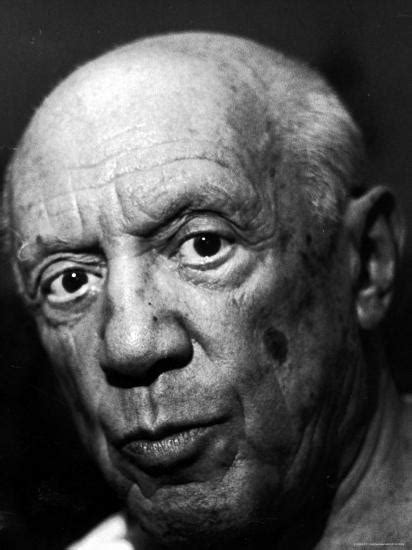 'Close Up of Artist Pablo Picasso in Drawing Room of His Home, Notre Dame de Vie' Premium ...