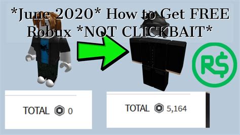 June 2020 How To Get Free Robux Not Clickbait No Hack Youtube