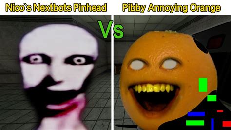 Fnf Pinhead Nicos Nextbots Song But Annoying Orange Sing It Annoying