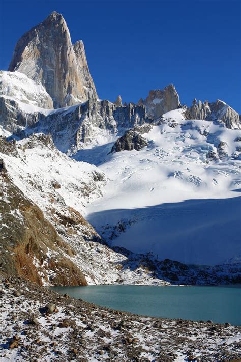 Beautiful Nature Landscape With Mt Fitz Roy As Seen In Los Glaciares