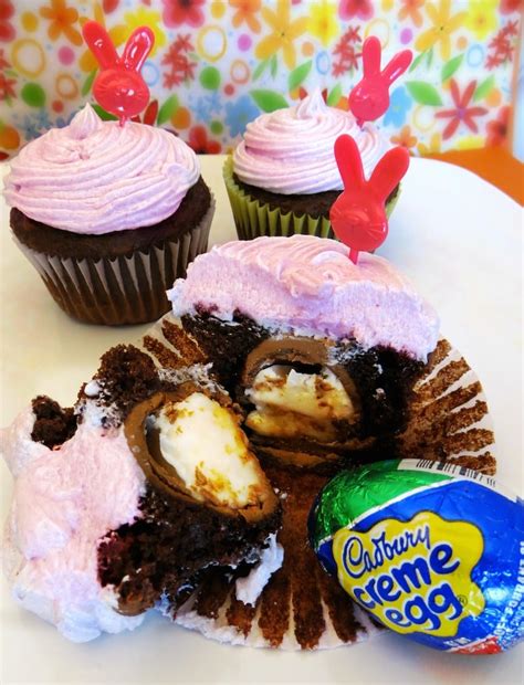 Easter Egg Cupcakes Cadbury Creme Egg Cupcakes Recipe