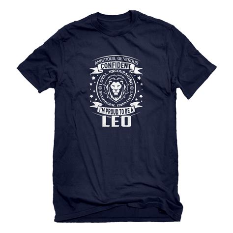 Mens Leo Astrology Zodiac Sign Short Sleeve T Shirt 3585 Ebay