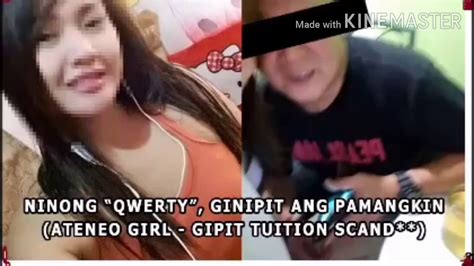new scandal ni ate girl gipit daw pang tuition ateneo girl youtube