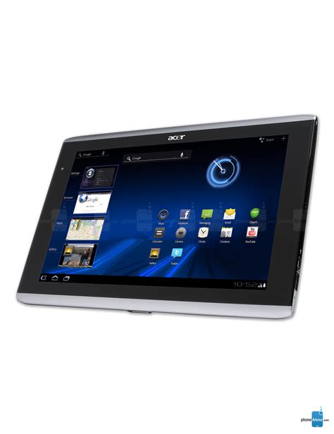 Bulkier android tablet has muscle and new software tweaks. Acer ICONIA TAB A500 specs