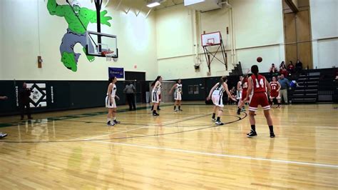 Mansfield Vs North Attleboro Girls Basketball Game Played On 010615 Youtube