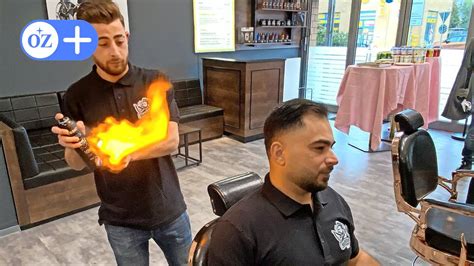 grimmen mit heißem feuer und scharfer klinge das erwartet männer und frauen im barbershop