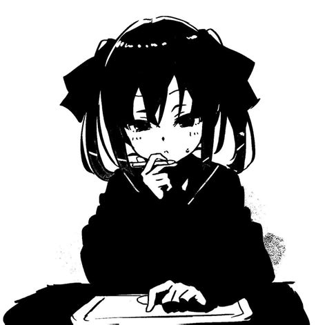 93 Aesthetic Anime Profile Pictures Black And White Iwannafile