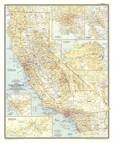 27 Geographic Map Of California Online Map Around The World