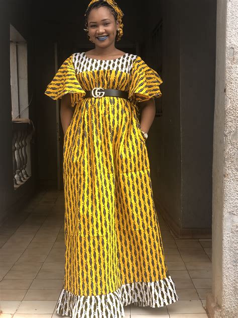 Pingl Par Mariama Ndiaye Sur Robe Pagne Mode Africaine Robe Longue Modele Robe Longue Robe