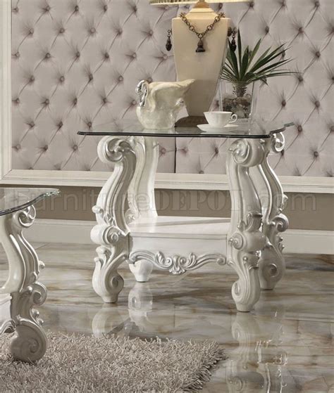 Versailles Coffee Table In Bone White By Acme W Options