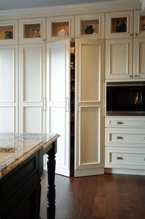 Full Length Pantry Door Kitchen Pantry Cupboard Hardwood Floors In