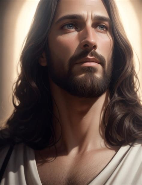 Premium Ai Image A Powerful Lord Jesus As He Seeks Divine