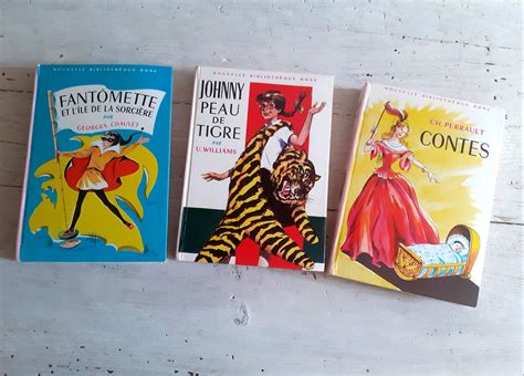 Trois Livres Français Pour Enfants Des Années 1960 Etsy