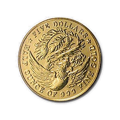 Singapore Phoenix Gold Coin 1984 12 Oz Bullionstar