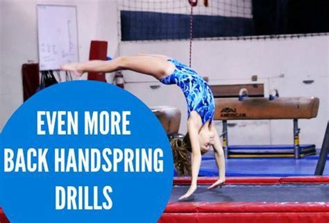 Even More Back Handspring Drills Swing Big Gymnastics Blog