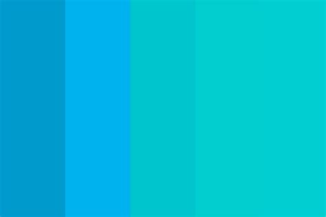 Teal Blue Color Palette