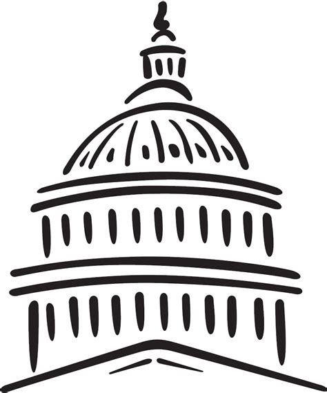 Us Capitol Us Capitol Drawing Easy Clipart Full Size Clipart