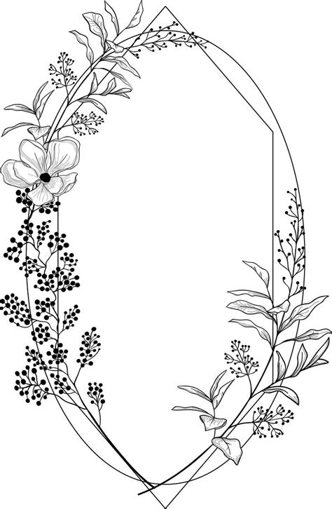Floral Wreath Drawing Floral Drawing Hand Embroidery Patterns