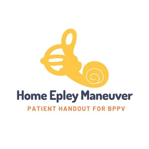 Epley Maneuver Patient Handout For Bppv Etsy