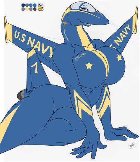 Rule 34 Airplane Anthro Blue Angels Fa 18 Hornet Female Huge Breasts