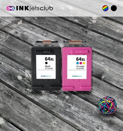 Hp 64xl Black And Tri Color Ink 2 Pack Compatible For N9j92an And N9j91an