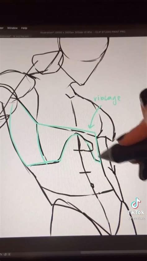 Draw Abs Video How To Draw Abs Anime Art Tutorial Digital Art