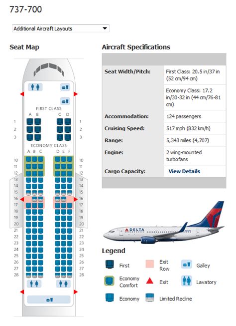 Seating Chart For Delta Flights