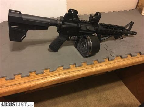 Armslist For Sale Ar Pistol 105 With 100rd Drum