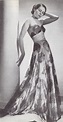 1939 - Lucien Lelong dress by Georges Saad in l'Art & la Mode | Ball ...