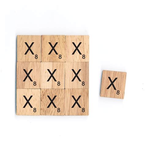 Letter X Wooden Scrabble Tiles Bsiribiz