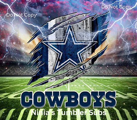 Dallas Cowboys 20 Oz Tumbler Wrap - Etsy