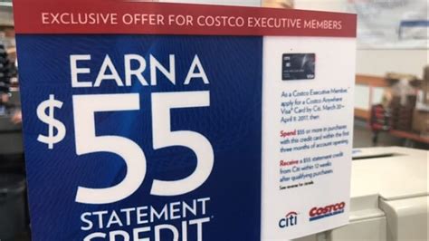The costco citi credit card has no annual fee, as long as you keep your costco membership active. Citi Costco Credit Card Bonus Promotion: $55 Statement Credit