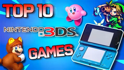 Top 10 Nintendo 3ds Games Youtube