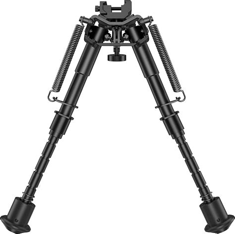 Cvlife 6 9 Inches Bipod Picatinny Bipod With Adapter Black