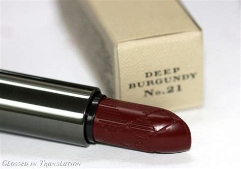 Burberry Deep Burgundy Lipstick Red Lipstick Makeup Brown Eyes Burberry