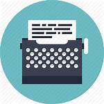 Icon Typewriter Icons Scenario Letter Gaming Text
