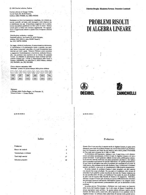 This book is available at google play and amazon. Broglia, Fortuna, Luminati - Problemi Risolti Di Algebra ...