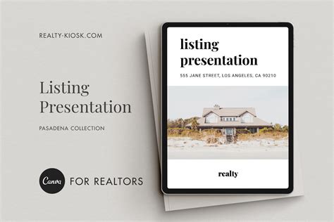 Real Estate Listing Presentation Canva Template Property Presentation