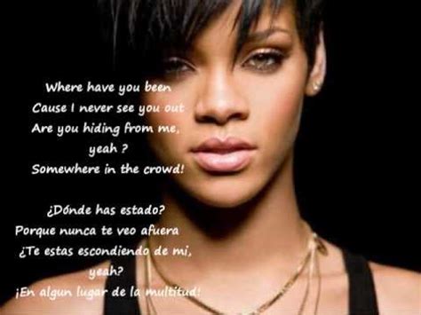 Music video by rihanna performing where have you been. Rihanna "where have you been" (ingles- español, Aprende ...