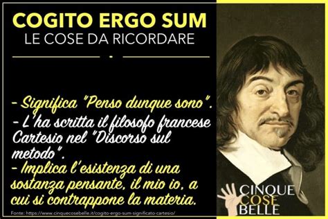Translation of cogito, ergo sum from english into russian performed by yandex.translate, a service providing automatic translations of words, phrases, whole texts translations come complete with examples of usage, transcription, and the possibility to hear pronunciation. Cogito ergo sum: il significato della frase di Cartesio in ...
