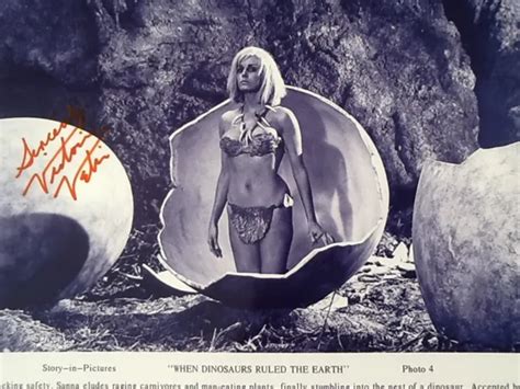 Victoria Vetri Signed Photo Movie Actress When Dinosaurs Ruled The
