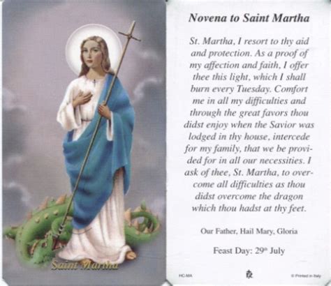 Pin By Catherine D On Saints Saint Martha Simple Prayers Catholic
